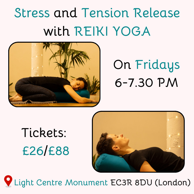 Stress and Tension Release with Reiki Yoga